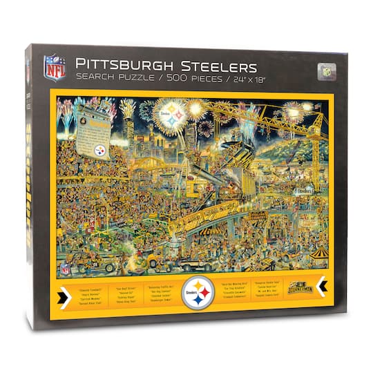 Joe Journeyman NFL 500 Piece Jigsaw Puzzle By Youthefan in Pittsburgh Steelers | 18" x 24" | Michaels®
